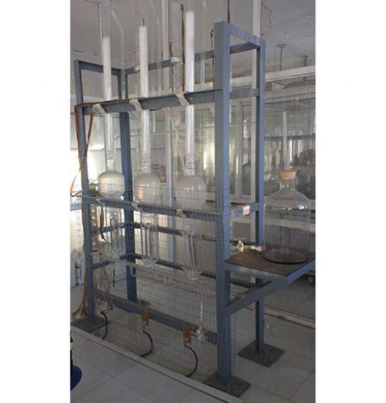 點(diǎn)擊查看詳細(xì)信息<br>標(biāo)題：玻璃蒸餾實(shí)驗(yàn)裝置 閱讀次數(shù)：3684